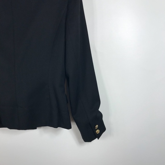 Thomo Black Blazer with Gold Buttons - Picture 6 of 7